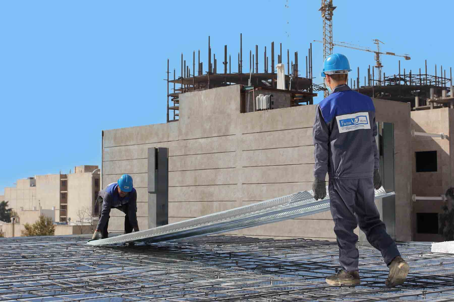 هزینه اجرای سقف عرشه فولادی