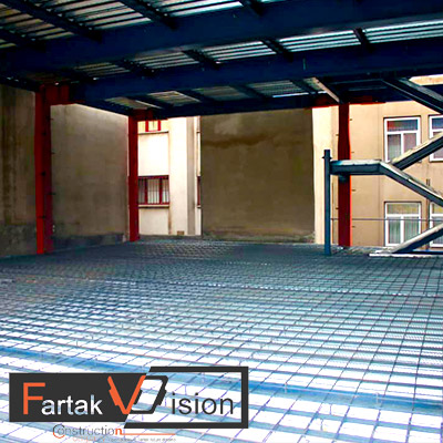 پروژه سقف عرشه فولادی ظفر